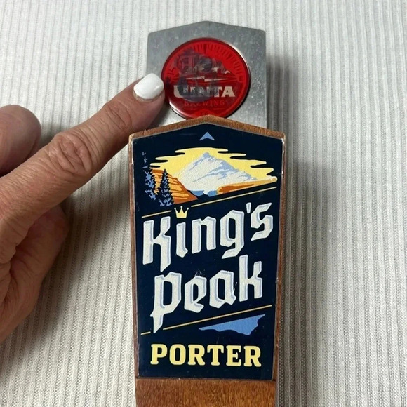 King’s Peak Porter Uinta Brewing Beer Tap Handle 12.5” - Picture 3 of 6